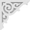 Ekena Millwork Athens Architectural Grade PVC Corbel, 1 7/8"W X 14"D X 14"H CORP01X14X14AT - alternate 4